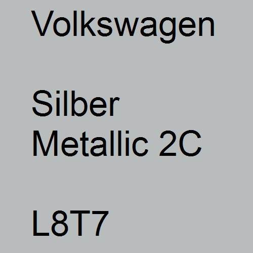 Volkswagen, Silber Metallic 2C, L8T7.